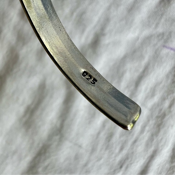 925 Silver Tiger’s Eye🐯👁️Adjustable Cuff Bracelet - Picture 7 of 7